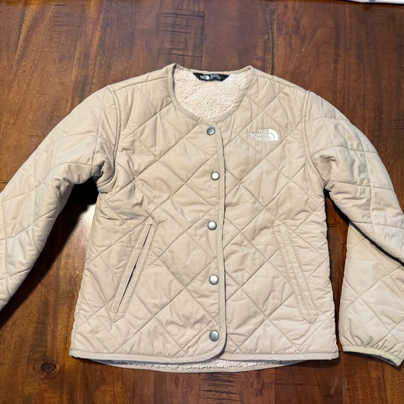 The North Face Tan Quilted Puffer Jacket - Picture 1 of 5
